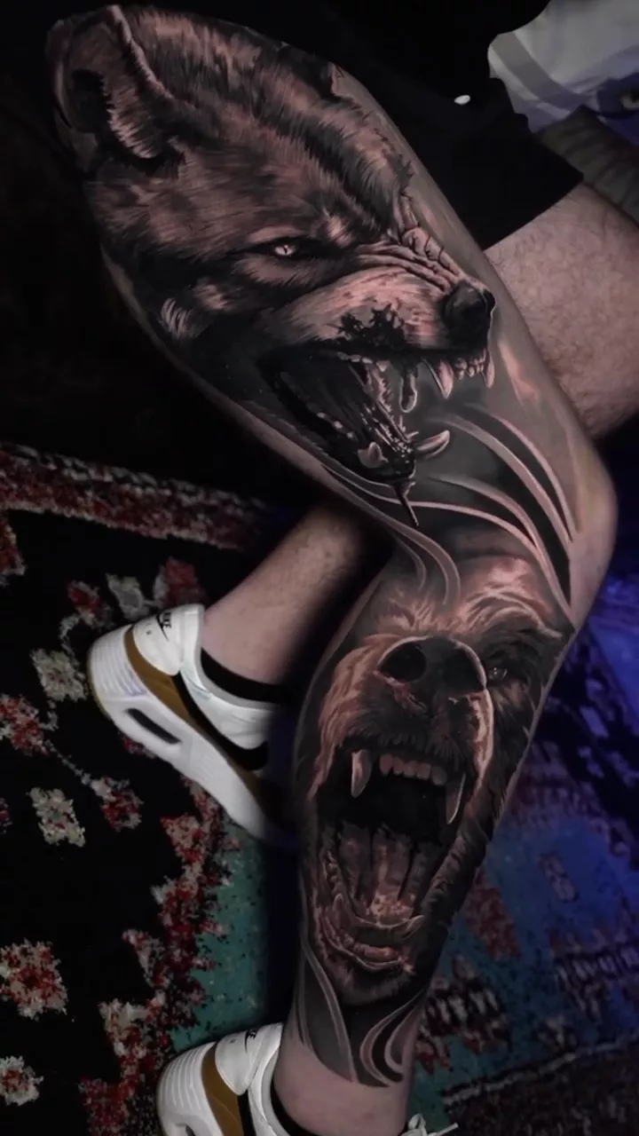 Detailed black and grey tattoo by Aristocratic Ink